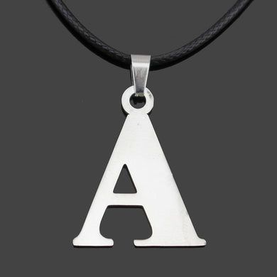 2018 Top Fashion Stainless Steel Women/Men's Lovers Jewelry Letter A~Z Pendant 17 Short Necklaces Drop Shipping SSZM