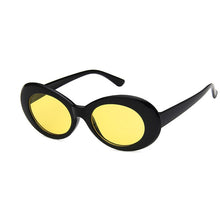 Load image into Gallery viewer, Haptron Kurt Cobai style Oval UV400 Sunglasses Women Vintage retro round Frame white mens Sun glasses red Hip Hop Clear glasses