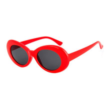 Load image into Gallery viewer, Haptron Kurt Cobai style Oval UV400 Sunglasses Women Vintage retro round Frame white mens Sun glasses red Hip Hop Clear glasses