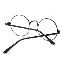 Carica l&#39;immagine nel visualizzatore di Gallery, Harry Eyewear Small Round Glasses Clear Lens Unisex Gold Round Metal Glasses Frame Optical Men Women Black Circle Eye Glasses
