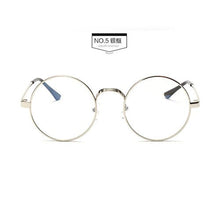 Carica l&#39;immagine nel visualizzatore di Gallery, Harry Eyewear Small Round Glasses Clear Lens Unisex Gold Round Metal Glasses Frame Optical Men Women Black Circle Eye Glasses