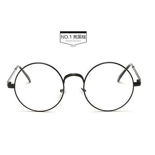 Harry Eyewear Small Round Glasses Clear Lens Unisex Gold Round Metal Glasses Frame Optical Men Women Black Circle Eye Glasses