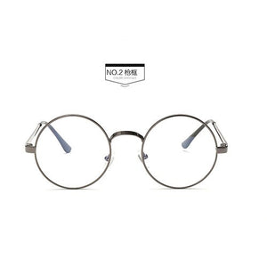 Harry Eyewear Small Round Glasses Clear Lens Unisex Gold Round Metal Glasses Frame Optical Men Women Black Circle Eye Glasses