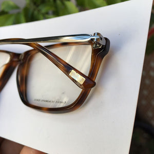 Havana Acetate Prescription Glasses Frames Rectangular Women Myopia/Progressive