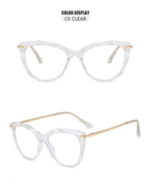 Carica l&#39;immagine nel visualizzatore di Gallery, Oulylan Sexy Eyeglasses Frame Women Fashion Cat Eye Glasses Frames Transparent  Myopia Frame Female Optical Spectacles