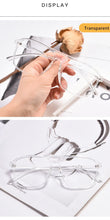 Load image into Gallery viewer, Transparent Retro Double Beam Flat Glasses Myopia Glasses Frame Trend Men And Women Art Glasses Frames Optical Eyewear D138