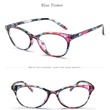 Load image into Gallery viewer, Women Cat Eye Spectacle Eyeglasses Frame Men Clear Lens Optical Plain Glasse Frame Computer Glasses Myopic Glasses Unisex
