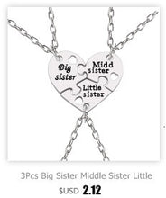 Load image into Gallery viewer, Best Friend Necklace Women Heart Tai Chi Crown Couple Pendants Best Friends Forever Necklaces  BFF Friendship Jewelry Choker