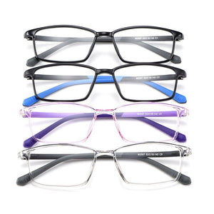 Gmei Optical Ultralight TR90 Rectangular Glasses Frame Women Prescription Eyeglasses Myopia Optical Frame Female Eyewear M2067