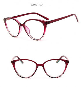 Women Spectacle Glass frame Anti Blu Rays Blue Light Blocking Female clear lens Girls nerd black red optical eyeglasses frame