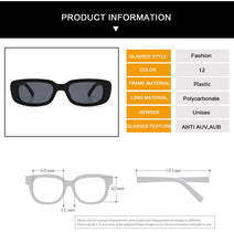Load image into Gallery viewer, Fashion Square Sunglasses Luxury Brand Travel Small Rectangle Sun glasses Men Women Vintage Retro Oculos Lunette De Soleil Femme