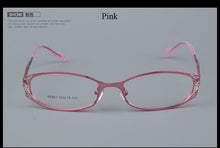Load image into Gallery viewer, BCLEAR Women Prescription Optical Eyeglasses Frames with Golden Hollow Out Eyeglasses Frame With Flower Female Spectacle Eyewear