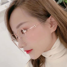 Load image into Gallery viewer, Cute 3D Panda Glasses Anti-Blue Light Anti-Radiation Glasses Round Shaped Fashion for Women TC21