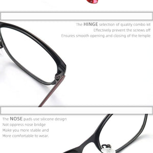Square rectangular cat eye eyeglasses frame metal transparent small narrow glasses Women diopters customizable fashion luxury
