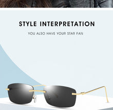 Load image into Gallery viewer, Rimless Sunglasses Women Small Frame Square Sun Glasses Women Luxury Brand Designer Sunglasses for Women Gafas De Sol