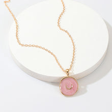 Carica l&#39;immagine nel visualizzatore di Gallery, Simple Stars Moon Necklaces Fashion Europen Alloy Oil Drop Women Long Heart Round Golden Pendant Necklace Jewelry For Girls