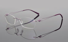 Load image into Gallery viewer, Rimless glasses frame women eyeglasses myopia spectacle frames goggle Brand computer prescription eye glasses frames for women