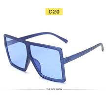 Load image into Gallery viewer, New Square Sunglasses Women Sun Glasses Female Eyewear Eyeglasses Plastic Frame Clear Lens UV400 Shade Fashion Driving