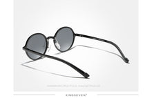 Load image into Gallery viewer, Genuine KINGSEVEN Aluminum Steampunk Round Sunglasses 2022 New Luxury Brand Design Vintage Women Sun Glasses UV400