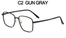 Load image into Gallery viewer, Gmei Optical Business Men Aluminum Magnesium Glasses Frame With Spring Hinges Brand Designer Square Spectacles Frames GF9010