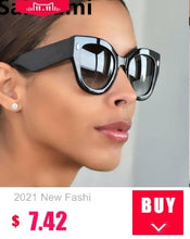 Load image into Gallery viewer, Rimless Alloy Small Square Sunglasses For Women Vintage Ins Hot Gradient Clear Sun Glasses Female Uv400 Shades Hip Hop Eyewear