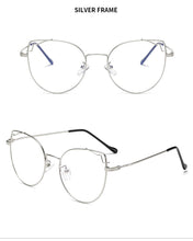 Load image into Gallery viewer, Vintage Cat Eye Glasses Frames Women Retro Transparent Eyeglasses Female Oversized Optical Spectacles