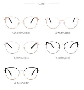 Women Glasses Frames Cat Eye Optical Myopia Eyeglasses Frame Brand Design For Women Eyewear