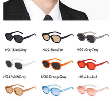 Load image into Gallery viewer, Oval Women Sunglasses Small Frame Sunglasses Women Vintage Eyewear Brand Designer Sun Glasses Women Hip-Hop Men Okulary