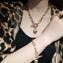 Load image into Gallery viewer, 2020 New Trend Hip hop Oval Thick Chain Metal Ball Chain Necklace for Men Women Girls Party Jewelry Gift
