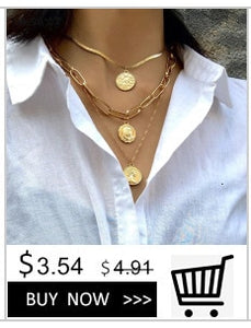 Punk Multi Layered Pearl Choker Necklace Collar Statement Virgin Mary Coin Crystal Pendant Necklace Women Jewelry