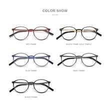 Load image into Gallery viewer, Pure Titanium Glasses Frame Women Retro Round Prescription Eyeglasses  New Men Antiskid Optical Screwless Eyewear