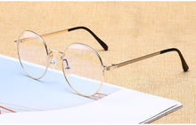 Load image into Gallery viewer, Round Glasses frame retro FemaleTransparent for Computer Lenses Metal Frame Eyeglasses Women Men Anti Blue Ray Oculos De Grau Sp