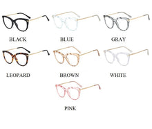 Load image into Gallery viewer, Fashion Luxury Crystal Cat Eye Glasses Frame Women Brand Vintage Optical Anti-blue Eyeglasses Female Spectacles Oculos Feminino