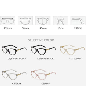 Cat Eye Glasses Frame Optical Glasses Retro Prescription Glasses Women UV400 Eyeglasses Frames Oculos De Sol Feminino Okulary