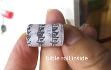 Carica l'immagine nel visualizzatore di Gallery, TGB055 Tibetan Golden Bible Wheel Prayer Box Pendant Tibet Mani Six Words Mantras Babao Amulet lockets