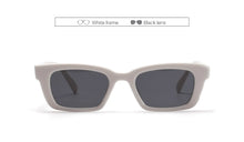 Load image into Gallery viewer, Rectangle Narrow Frame Mens Sunglasses Brand Designer Fashion Black Sun glasses for Women Anti-UV S1077
