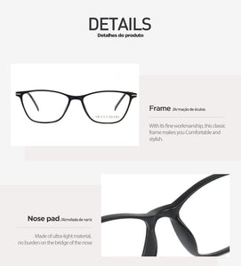 OCCI CHIAR Cat Eye Blue Light Glasses Frame Women Computer Glasses Decorative Myopia Prescription Eyeglasses Frames Fake Eyewear