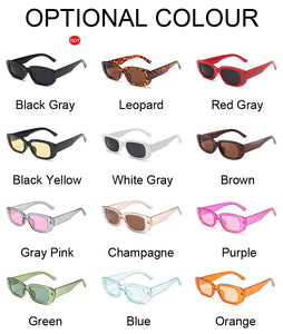 2022 Occhiali da sole quadrati Donna Luxury Brand Viaggi Piccolo rettangolo Occhiali da sole Moda femminile Retro Lunette De Soleil Femme 