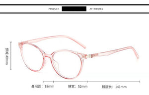 Protect Eyesight Anti Blue Light Glasses Frame Ladies Look At Phone Eyewear Blocking Glare Computer Glasses Women Cat eye