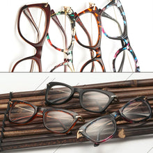 Carica l&#39;immagine nel visualizzatore di Gallery, Women Cat Eye Optical Frames Brand Designer Lady Printing Eyewear Metallic Leg