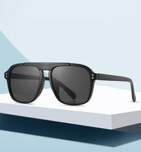 Load image into Gallery viewer, Oversized Square Sunglasses Women Retro Nail Decoration Blue Yellow Clear Lens Men Fashion Outdoor Driving Sun Glasses