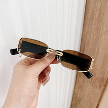 Load image into Gallery viewer, Ins Popular Fashion Small Rectangle Women Luxury Sunglasses Brand Designer Vintage Punk Men Sun Glasses Shades UV400