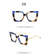 Load image into Gallery viewer, Vintage Glasses Women Men Square Clear Glasses Optical Eyeglasses Frame Transparent Lens Spectacle Frame NOT Anti Blue Light