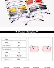 Load image into Gallery viewer, RBRARE Luxury Brand Designer Sunglasses Women 2022 High Quality Square Sunglasses Women Gothic Glasses Vintage Oculos Feminino