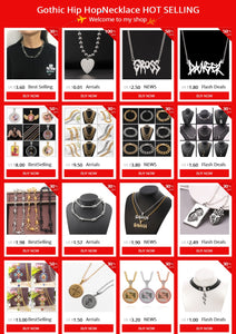 necklace she devil Women Igirl Heart Pendant Necklace Stainless Steel Harajuku Female Gothic Streetwear Chain Necklace