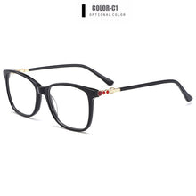 Load image into Gallery viewer, Gmei Optical Acetate Glasses Frame Women Square Prescription Eyeglasses Myopia Optical Frame Female Full Rim Spectacles M22003