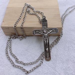 Vendita calda The Movie Fast and Furious Collana con ciondolo Dominic Toretto Cross Pendenti da uomo per gioielli da uomo Collana in cristallo 