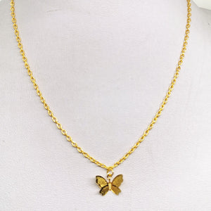 Cute Small Animal Butterfly Chain Necklace For Women Gold Silver Color Clavicle Chain 2020 Fashion Female Choker Jewelry
