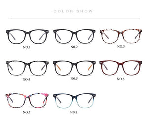 Retro Transparent Clear Lens Eyeglasses Fake Optical Eye Glasses Frames For Women Fashion Myopia Square Spectacles Eyewear