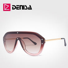 Carica l'immagine nel visualizzatore di Gallery, Moda blu occhiali da sole senza montatura donne 2022 UV400 lusso aviazione signore occhiali da sole occhiali tonalità zonnebril dames